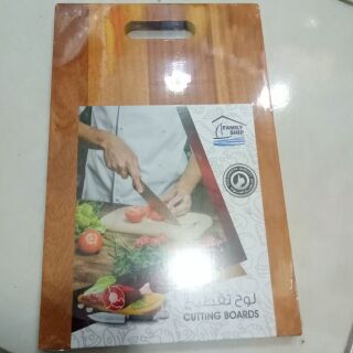 Thớt Gỗ Vuông Cao Su Tự Nhiên 35x23cm