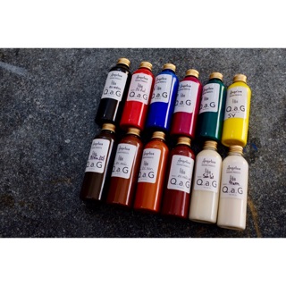 [KHÔNG PHẢI MÀU VẼ, CUSTOM] Sơn cạnh đồ da, túi xách ( giả da ) Italia và Gum  tại Q.a.G làm đồ da .