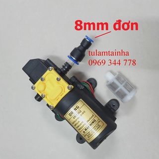 Máy bơm đơn Oring 12V vỏ kín dùng phun sương, phun thuốc, tưới cây