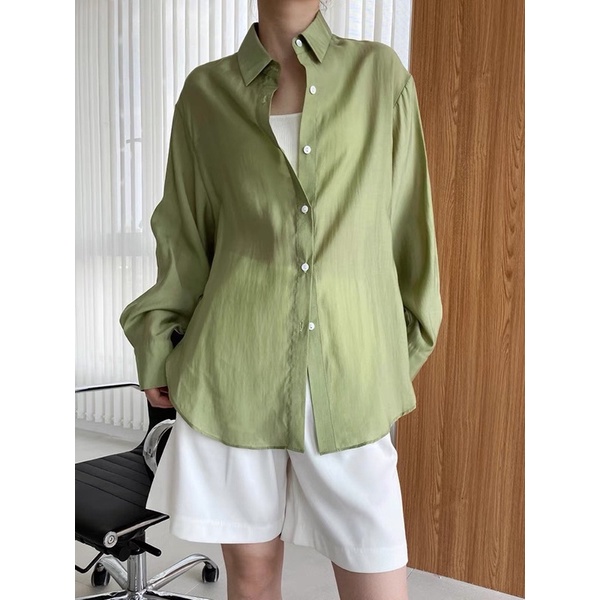 Áo sơ mi + quần vải trắng LND