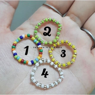 Nhẫn Hạt Cườm Basic Unisex