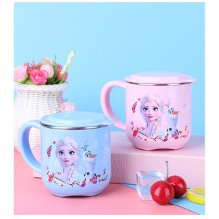 Ly uống nước Inox in hình - Disney cho bé