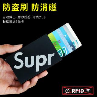 Đồ giữ thẻ bằng kim loại thiết kế bật tự động dành cho nam và nữ