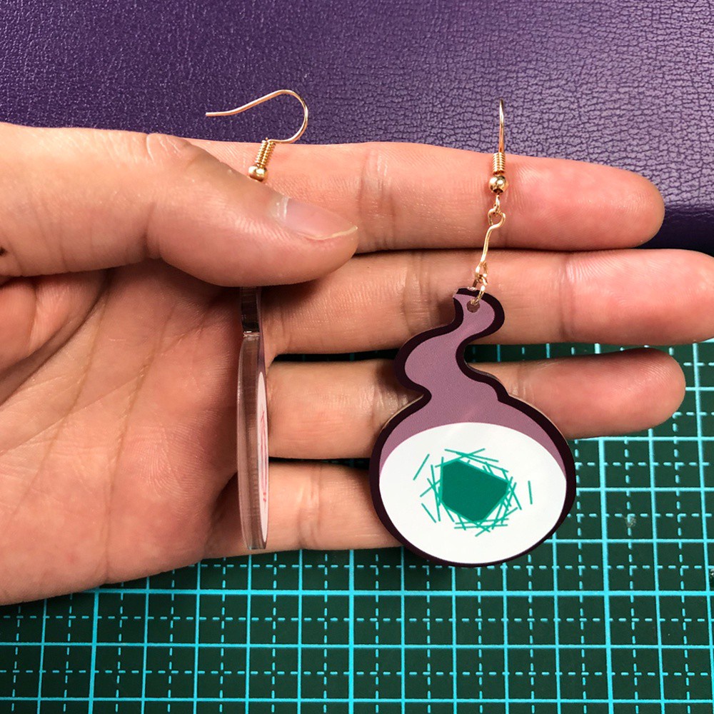 2 Bông Tai Acrylic Hình Hanako-Kun Thời Trang Cho Nữ