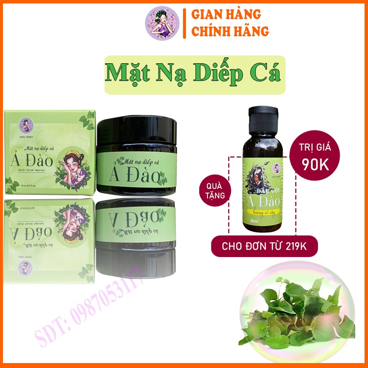 Mộc Nhan Natural, Mặt Nạ Diếp Cá Mộc Nhan Natural, tiemxuongrong, Ngăn Ngừa Mụn, Mờ Nám Tàn Nhang, Thải Độc Nhanh Chóng