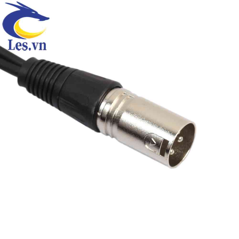 Cáp Nối Dài XLR 3 Pin Male Sang 2 XLR Female