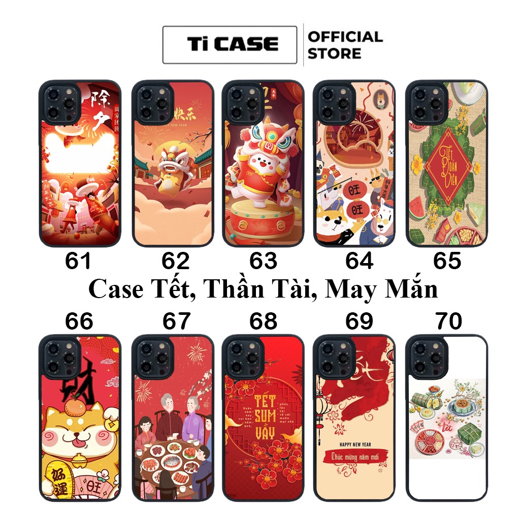Ốp Lưng Tết, Thần Tài, May Mắn iP