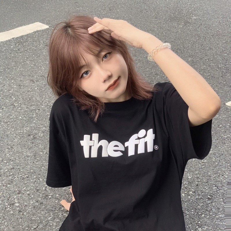 Áo thun UNISEX localbrand THE FIT EMBOSSED LOGO TEE, áo localbrand chính hãng in nổi, 100% cotton
