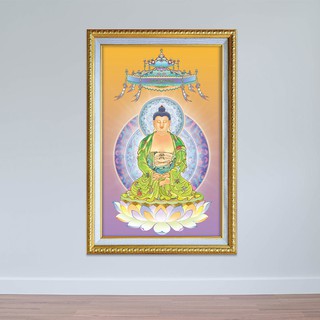 [Siêu rẻ] Tranh Phật Dược Sư | Vô Ưu Tối Thắng Cát Tường Vương Như Lai R3792 - tặng vòng phong thủy