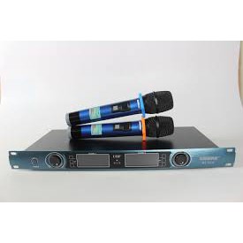 [Mã 254ELSALE giảm 7% đơn 300K] BỘ 2 MICRO KARAOKE KHÔNG DÂY BLXC9 MẪU 2020