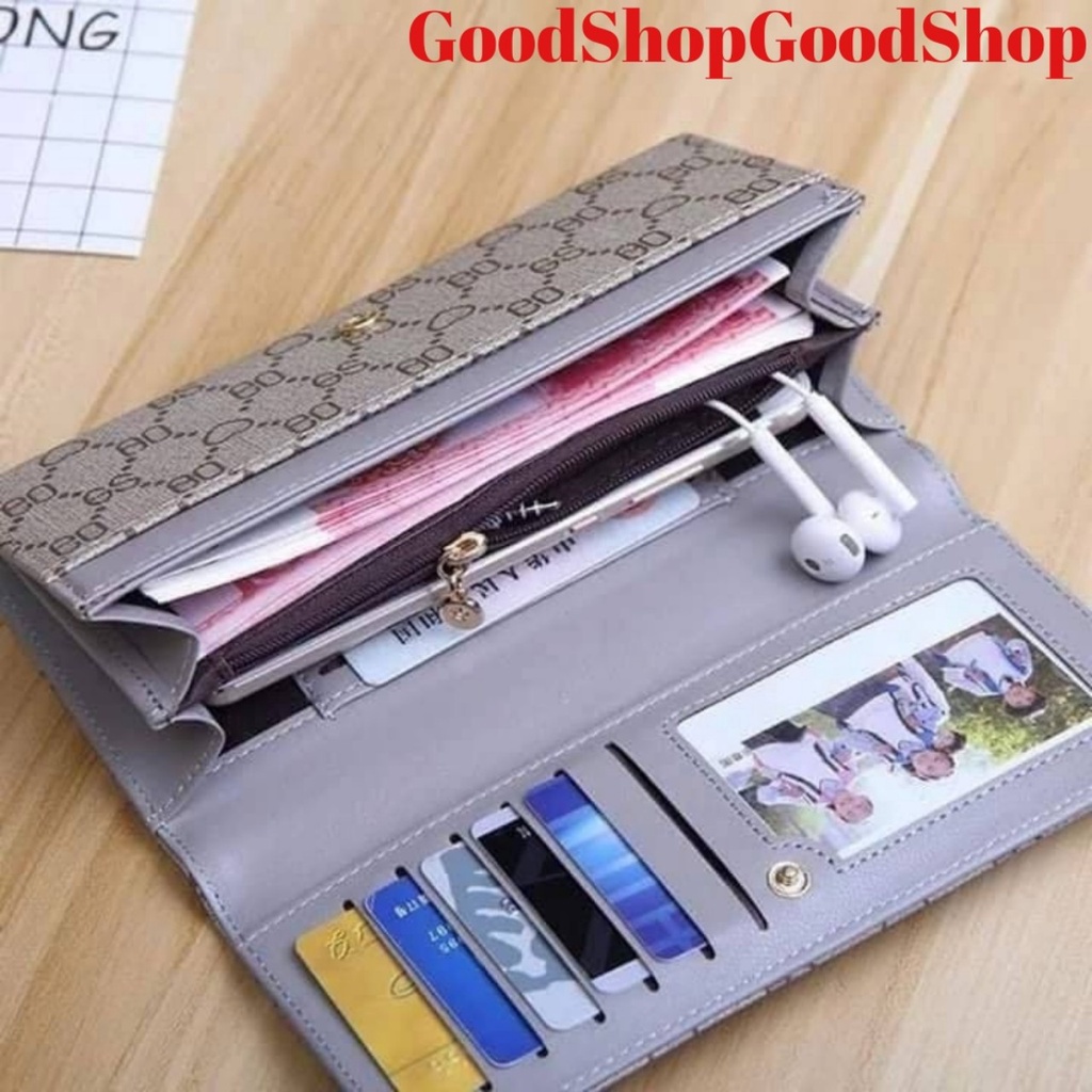 VÍ NỮ DÀI CẦM TAY G0051 KIỂU DÁNG SANG TRỌNG NHIỀU NGĂN TIỆN DỤNG CHẤT LIỆU DA CAO CẤP