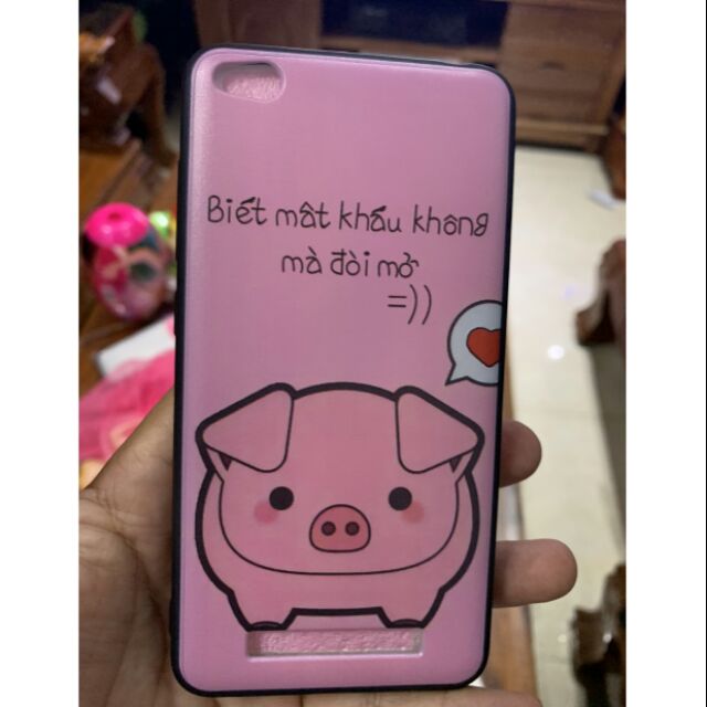 Ốp lưng Xiaomi redmi4A hình heo