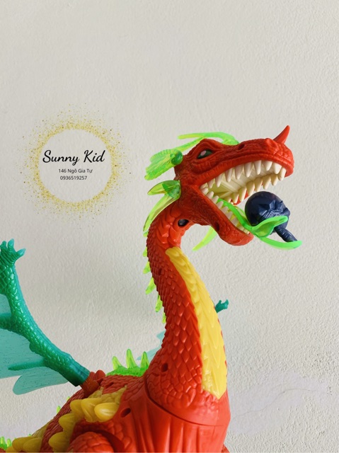 Khủng long Rồng đẻ trứng chạy pin 🦖🐲