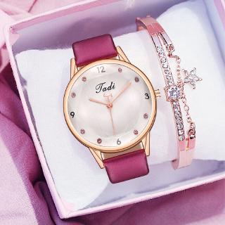 Đồng hồ dây da kiểu dáng thời trang cho nữ