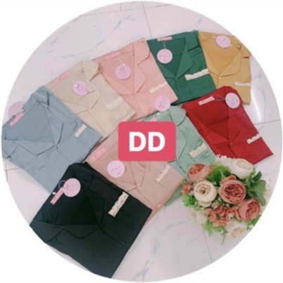 Bộ đồ mặc nhà - Bộ Pyjama mặc nhà - Bộ lụa ren gấu tay dài quần dài hot