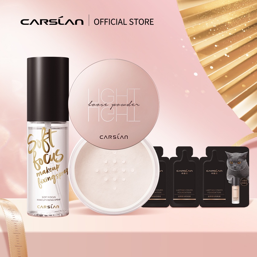 Bộ kem trang điểm Carslan dạng lỏng 50ml + 10g + 1gx3 | BigBuy360 - bigbuy360.vn