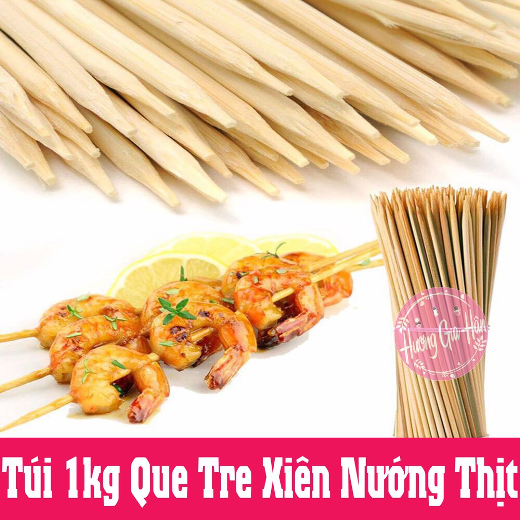 100g que tăm dài 50cm/que xiên thịt