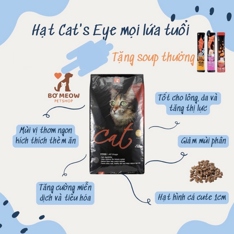 HẠT CHO MÈO CATSON, CATSEYE, CATSRANG, REFLEX, ROYAL KITTEN, AATAS