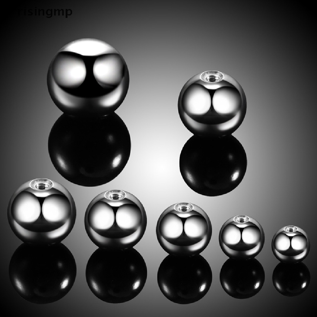 Set 50 bóng tròn thay thế cho khuyên xỏ bằng thép không gỉ