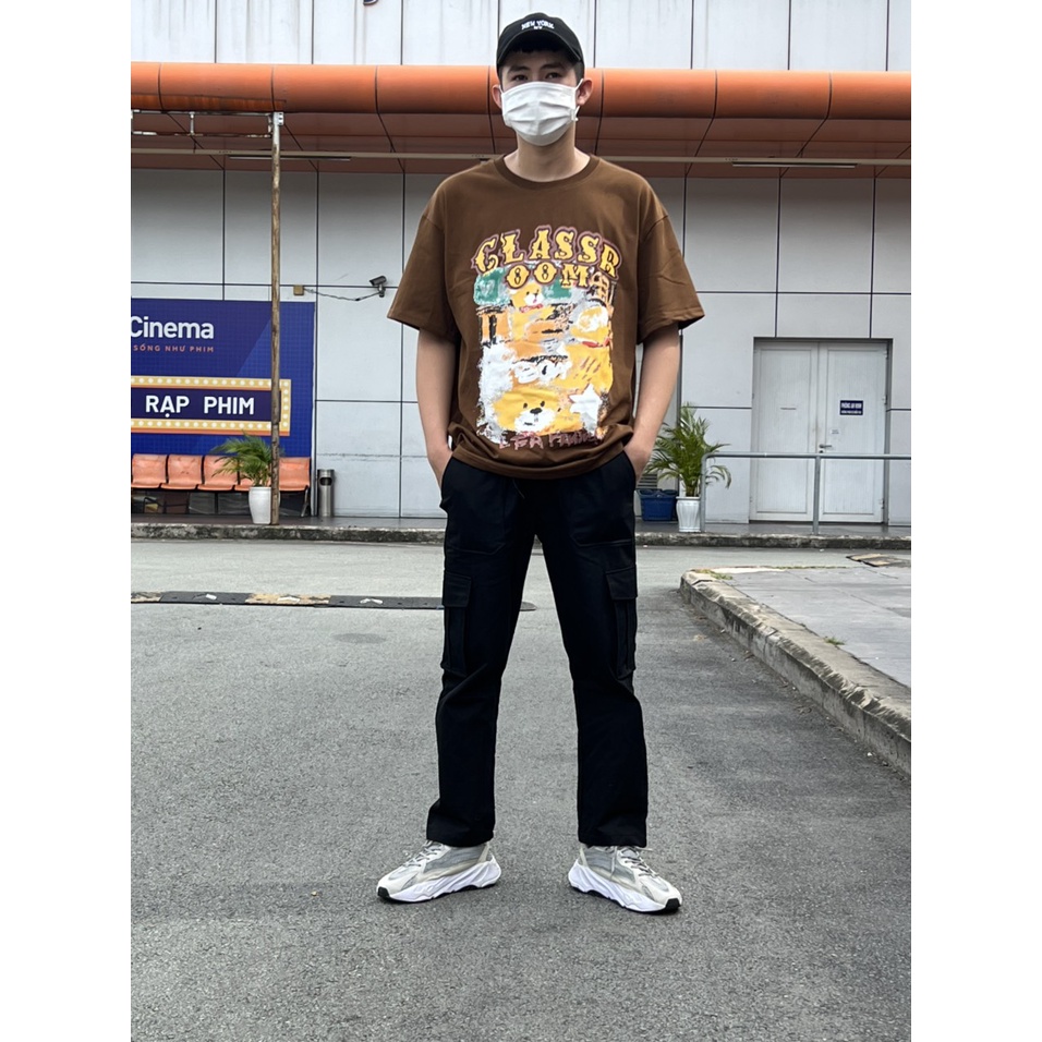 Quần kaki túi hộp nam chất liệu kaki bền bỉ thấm hút mồ hôi tốt 1hit unisex