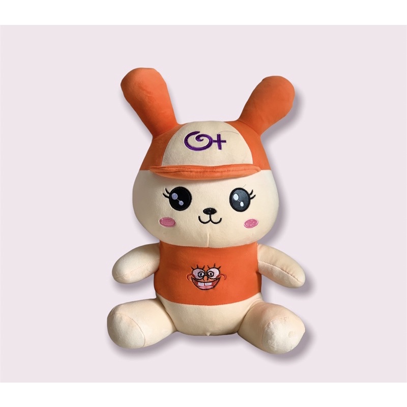 Gấu bông thỏ mũ đáng yêu cho bé mềm mại 55cm