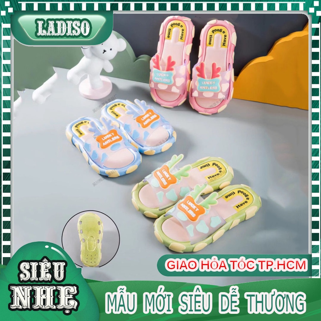 Dép bé gái LADISO mẫu mới siêu dễ thương TT426
