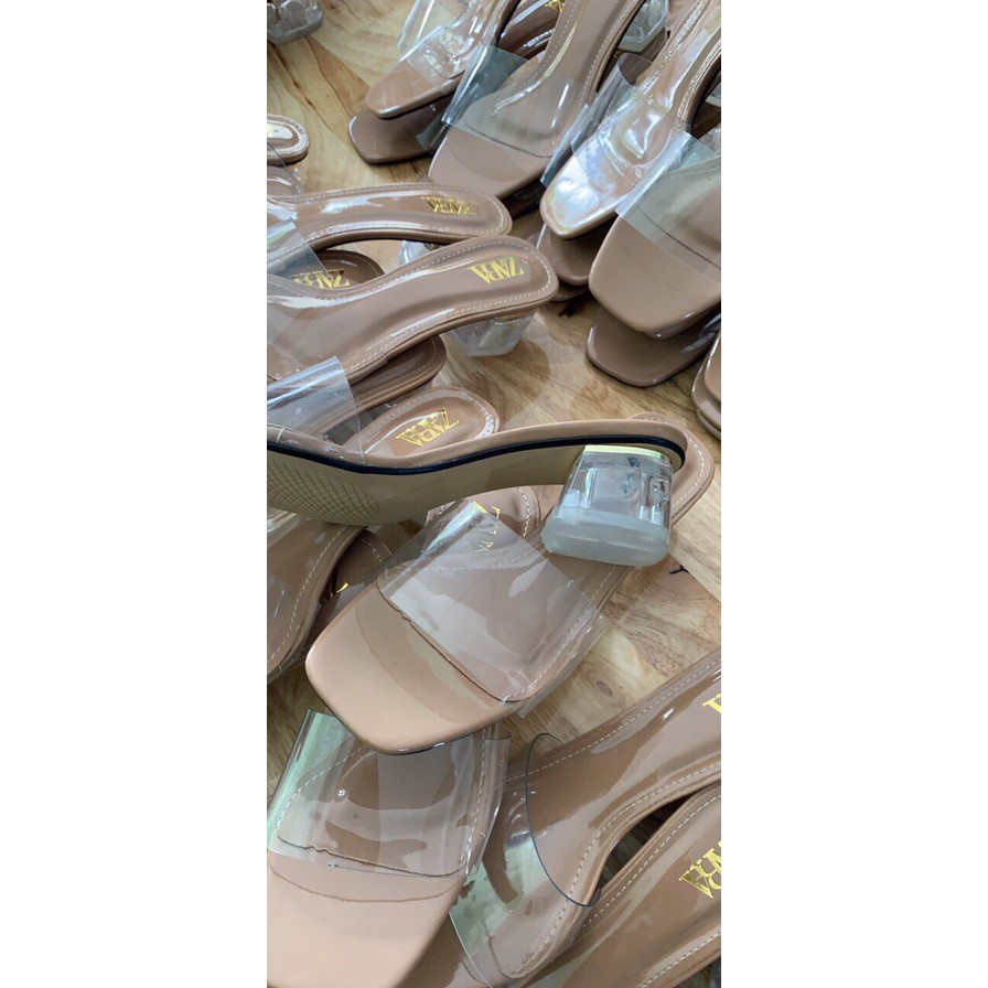 Guốc / Dép quai trong gót vuông 3cm hot hit M79 | BigBuy360 - bigbuy360.vn