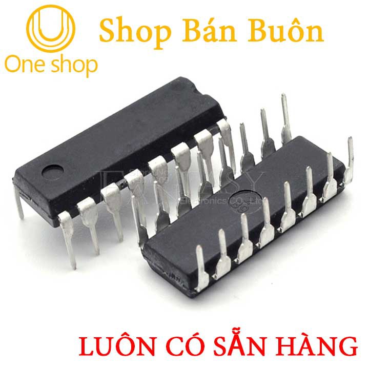 Linh Kiện 74LS48 BCD to 7-segment Decoder/Driver DIP16