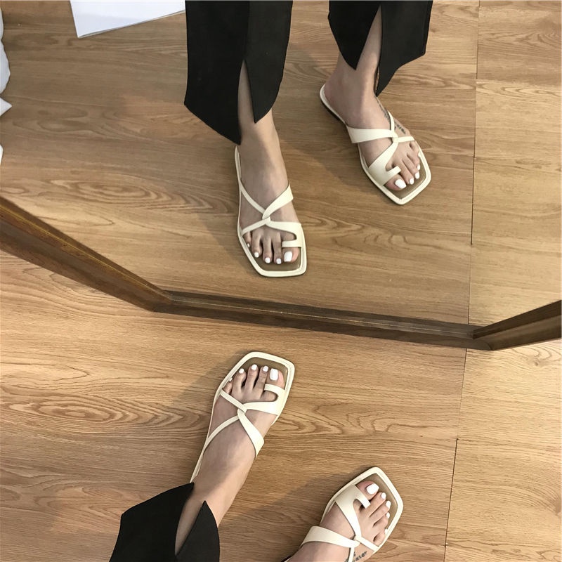 Dép Sandal Hở Ngón Thời Trang Mùa Hè Phong Cách Hàn Quốc Cho Nữ