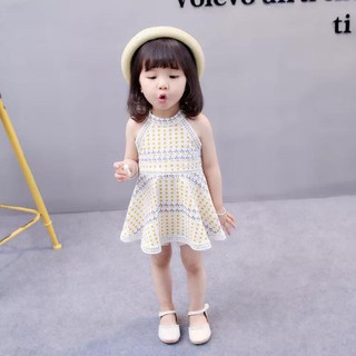 Váy yếm ren QCCC cho bé