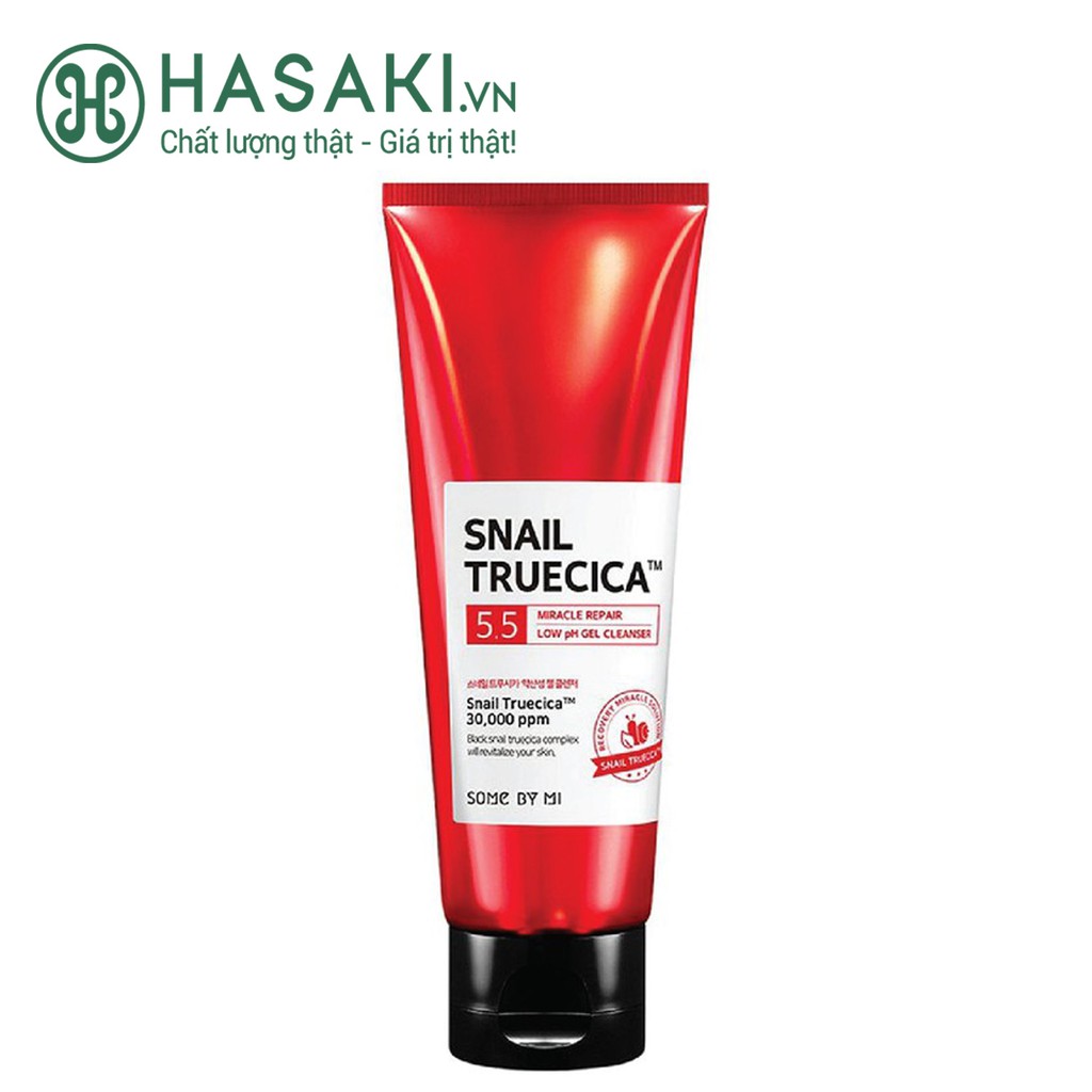 Sữa Rửa Mặt Hỗ Trợ Phục Hồi Da Some By Mi Snail Truecica Miracle Repair Low PH Gel Cleanser 100ml