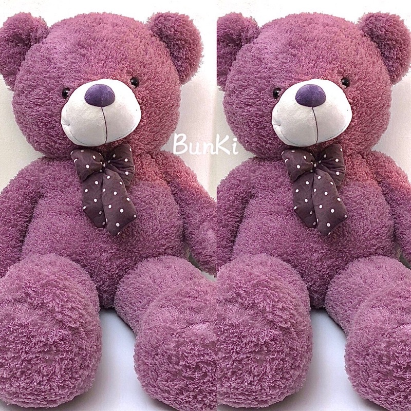 Gấu Bông Teddy First Love 1m3 khổ vải cao 1m2 Cao Cấp BUNKI