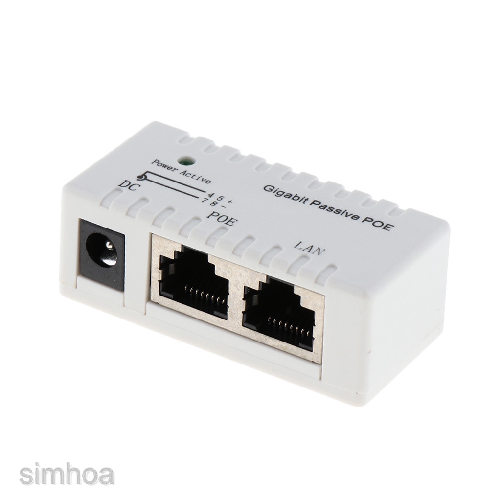 Bộ Đầu Phun PoE 12-52V 2000mA Chuyên Dụng Dành Cho camera IP