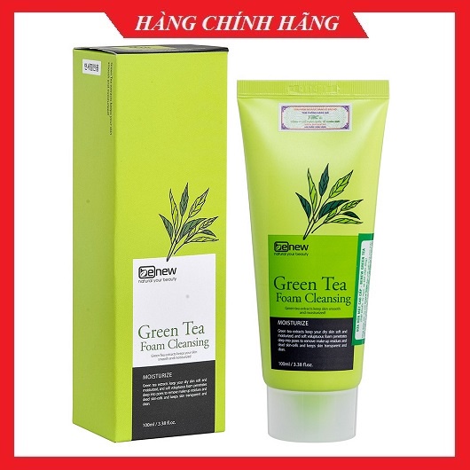 Combo Tẩy Da Chết Và Sữa Rửa Mặt Trà Xanh Benew Green Tea Trắng Da, Xóa Thâm Mụn Hàn quốc