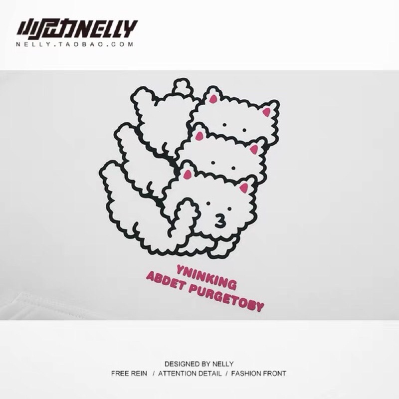 Áo hoodie nelly heybig nỉ lót lông sale (có sẵn) 3 mèo | BigBuy360 - bigbuy360.vn