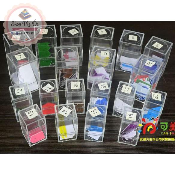 Thẻ mũi tên cho bộ hạt đầy đủ 3 Montessori (3 Arrows for Complete Bead Materials)