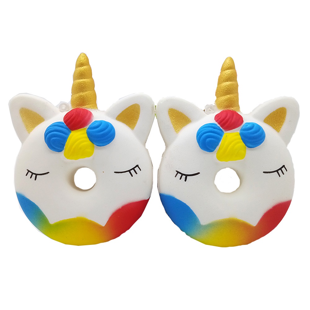 Đồ Chơi Nắn Bóp Đàn Hồi Giảm Stress Hình Bánh Kem Kỳ Lân