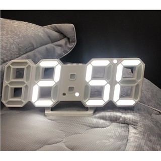 Đồng hồ LED treo tường 3D phong cách Hàn Quốc