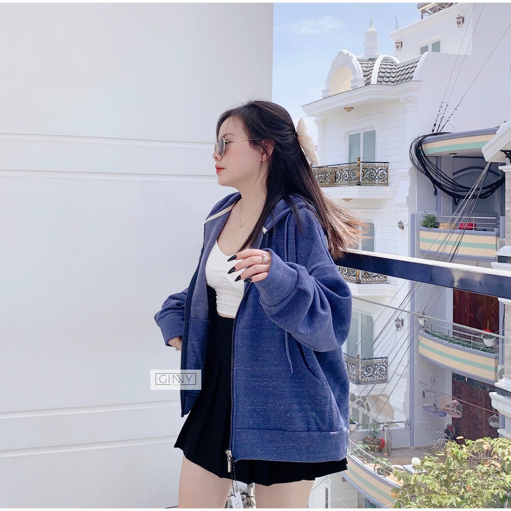 Áo Khoác Nỉ Mira 1 Lớp | Dày Dặn | Có Nón Form Rộng | Đơn Giản | Phong Cách Hàn Quốc | Hot Trend 2020 | Hình Tự Chụp |Gi | BigBuy360 - bigbuy360.vn