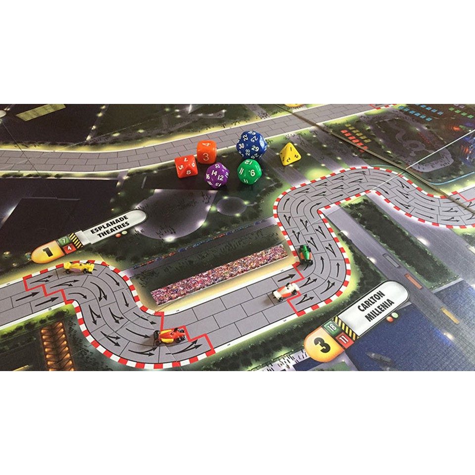 Trò chơi chiến thuật Formula D Racing Board Game Party