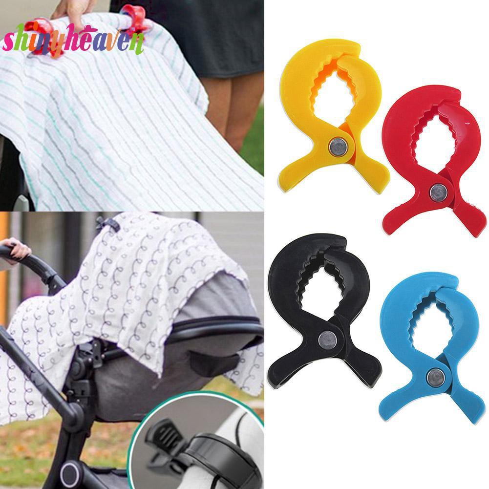 Sáng Chói❀Phụ Kiện Kẹp Xe Đẩy Em Bé Bằng Nhựa