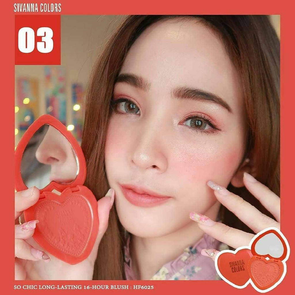 Phấn Má Sivanna So Chic HF6025 | BigBuy360 - bigbuy360.vn