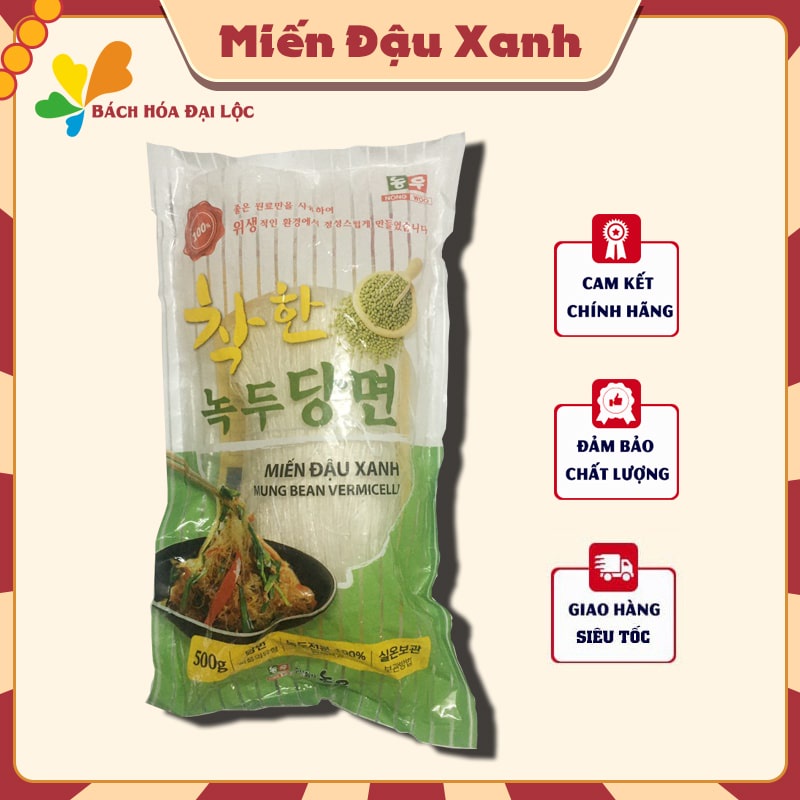 [Mã BACHDX225 giảm 6% đơn 90K] Miến Đậu Xanh Hàn Quốc ( 500 g )  -  Nong Woo