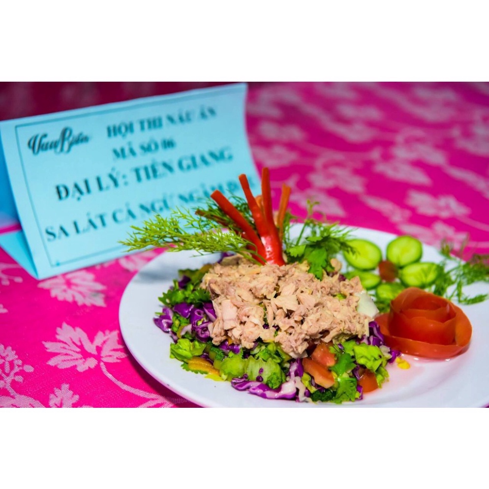 SALAD  cá ngừ ngâm dầu- món ngon dễ làm-đặc sản VUA BIỂN ĐÀM VĨNH HƯNG | BigBuy360 - bigbuy360.vn