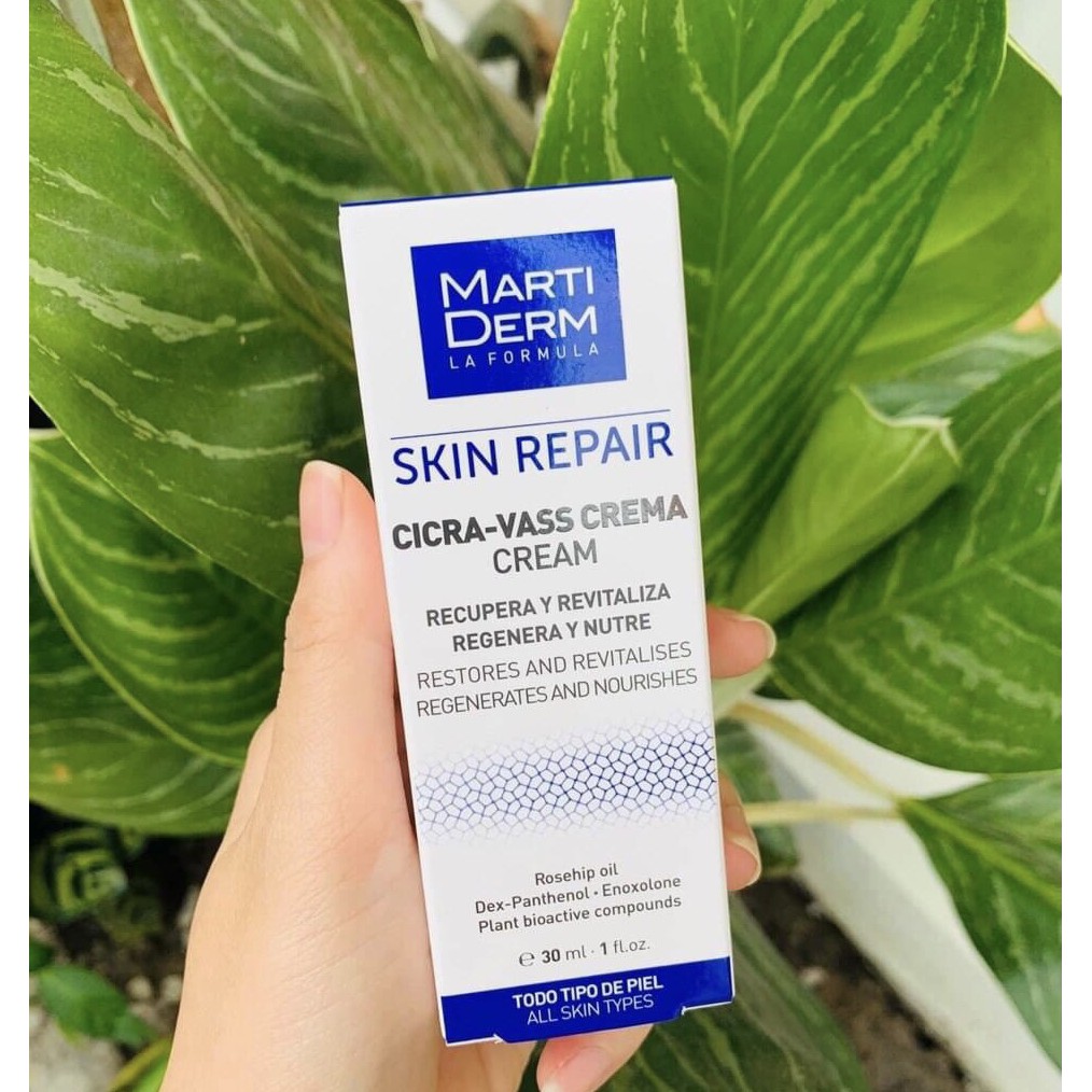 MartiDerm Skin Repair Cicra Vass Cream Kem B5 tái tạo & phục hồi da.