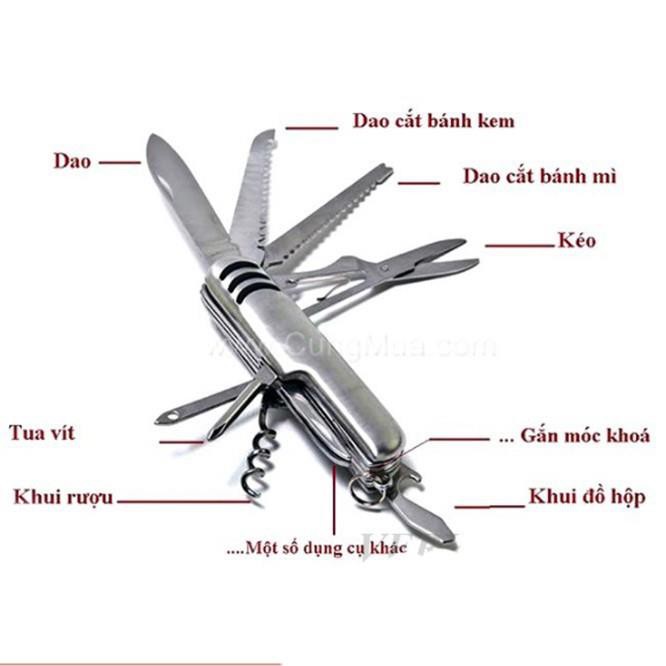✔ Móc khóa đa năng 11 chi tiết cực tiện lợi .  206030