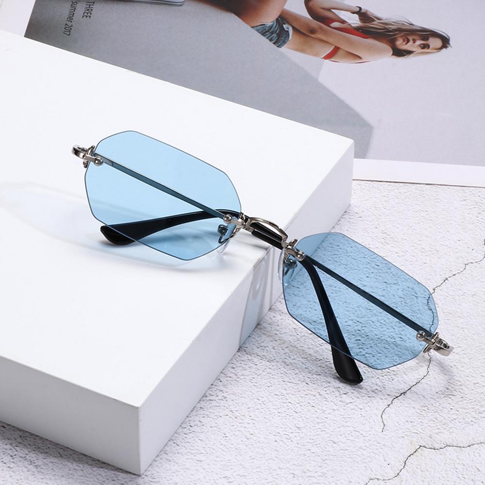 Kính Mát Hình Chữ Nhật Phong Cách Vintage Dành Cho Nữ