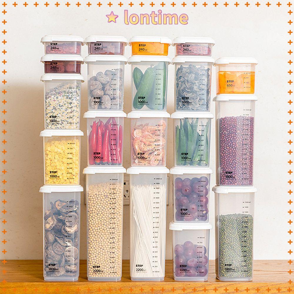 Hộp đựng kín thực phẩm có đánh số đong đơn vị chống ẩm