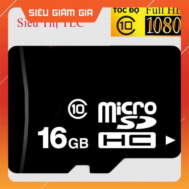 [ GIÁ HUỶ DIỆT ] Thẻ nhớ 16Gb microSD OEM, Dung lượng chuẩn BH 12 tháng