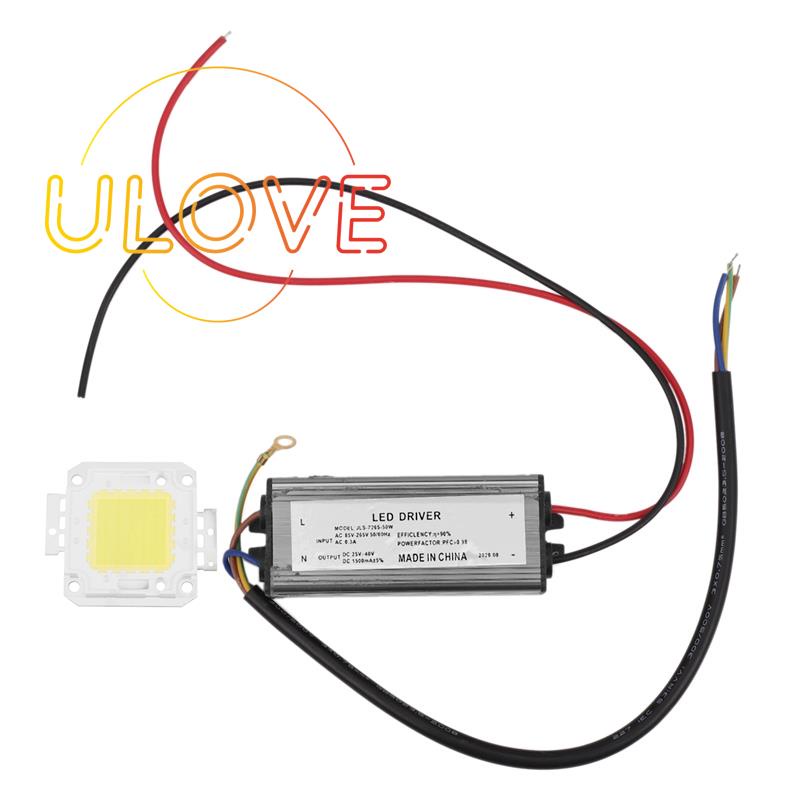 Bộ Chuyển Đổi Nguồn Đèn Led 50w + Chip 50w Tiết Kiệm Năng Lượng